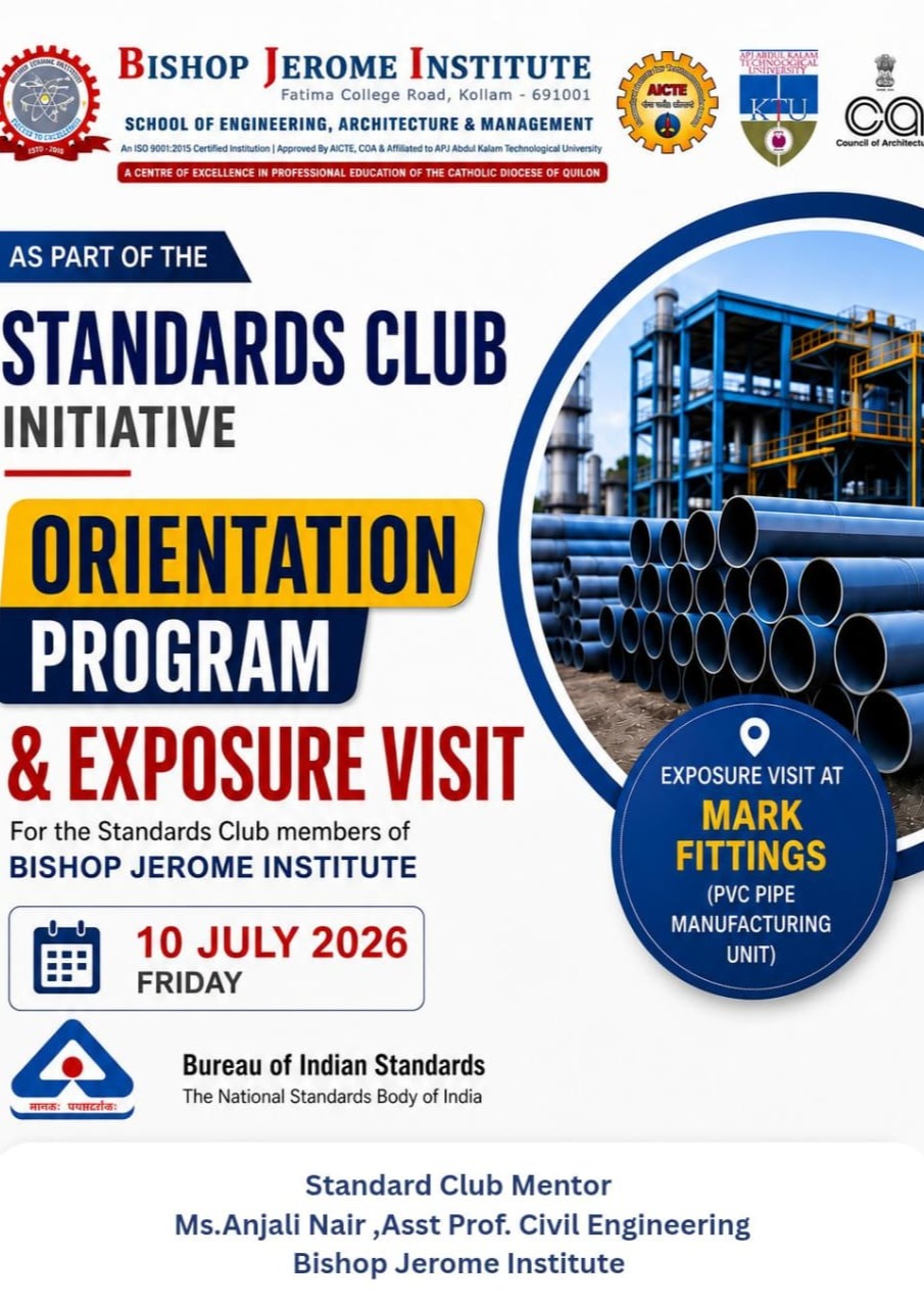 Bishop Jerome Institute Hosts Standards Club Initiative: Orientation Program & Exposure Visit to Mark Fittings